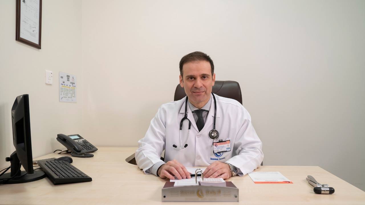 Dr. Baltzis at Mouwasat Hospital
